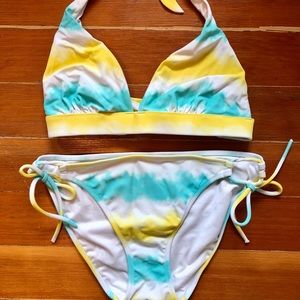 Victoria Secret tie-dye bikini! Top size large, bottoms size medium.
